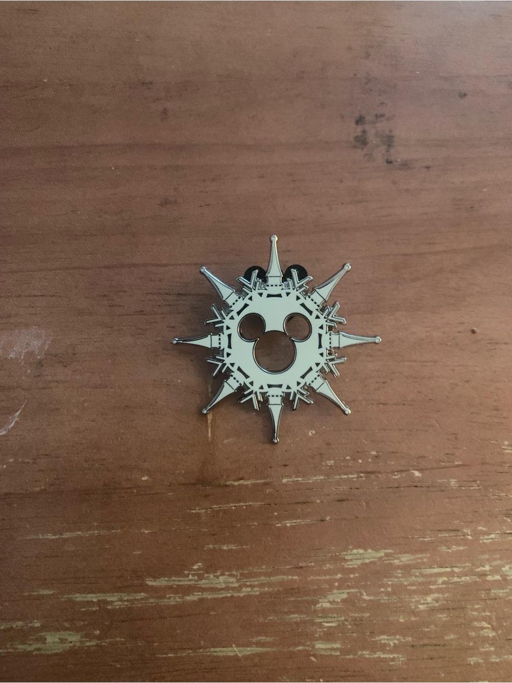 Disney snowflake pin